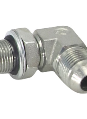 1JG9-OG液压油管接头直角90度弯美制JIC外螺纹转英管外锥可调弯头