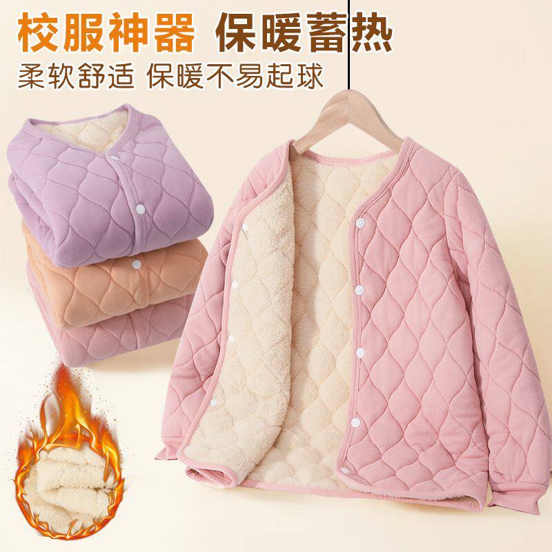 初中生校服神器内胆棉袄上晚自习