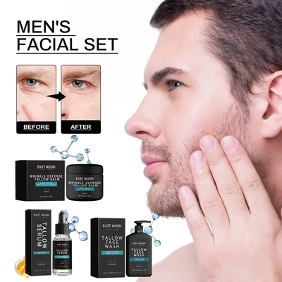 男士面部套装保湿滋润清洁护理
