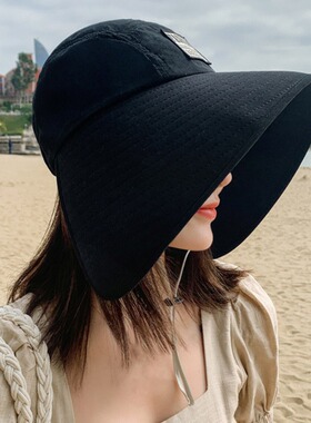 Sun hat children summer UV protection fisherman hat Korean v