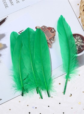 High quality swan feathers DIY colorful hard floating feathe