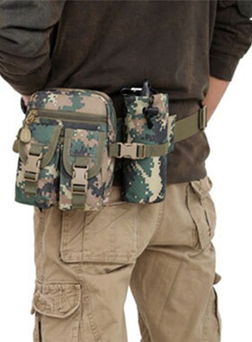 Tactical Nylon Army Fans Outdoor Waist Bag Camouflage Waist
