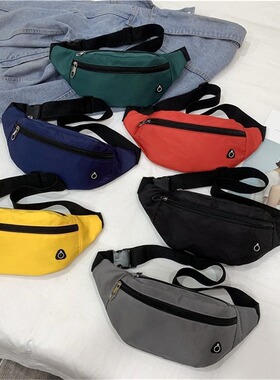 Waist bag simple and versatile crossbody bag sports waist ba