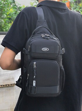 Men multifunctional chest bag fashionable and casual single