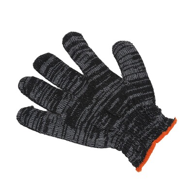 黑加丝线手套24只/12双黑白条纹