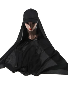 Duck tongue hat one-piece sunscreen shawl scarf shawl hat