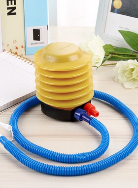 Yellow Foot Stepping 4-inch Inflator Toy Yoga Ball Inflator