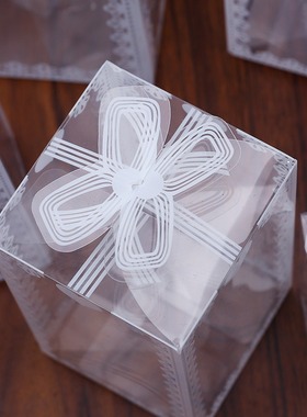 PVC packaging box transparent printed PET food packaging box