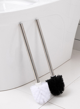 Toilet brush stainless steel cleaning brush head replaceable