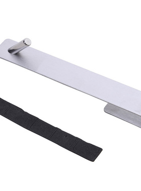 Modern stainless steel bathroom glass door hook with back ha