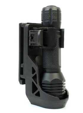 Flashlight cover rotatable tactical flashlight bracket plast