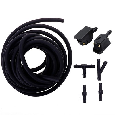 黑色4向汽车雨刮喷水嘴套装挡风