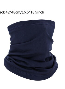 Ice silk sun protection headband outdoor quick drying breath