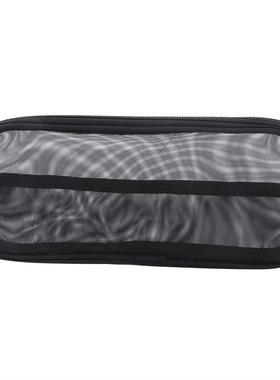 Nylon mesh makeup brush bag travel grooming toothbrush stora