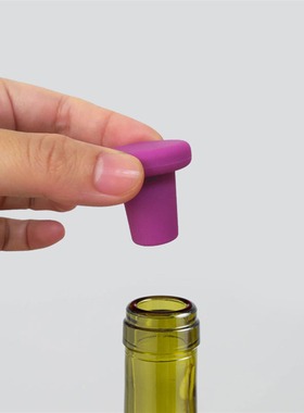 Food grade silicone stopper silicone plug mushroom head red