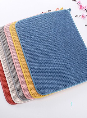 Ultra fine fiber water absorbing quick drying placemat for h