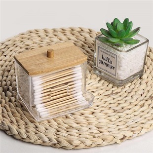 Wind bamboo cover cotton delivery box makeup remover cotton