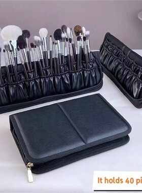 29 makeup brush storage bag with zipper and large capacity f