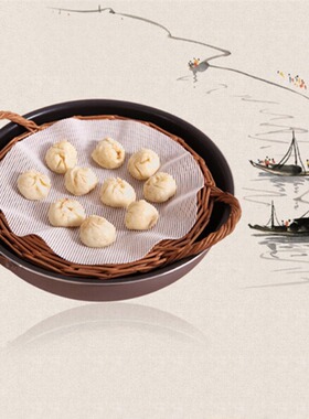 White heat-resistant silicone steamer pad for kitchen tools