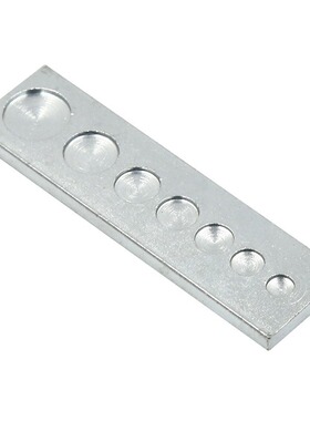 Seven hole base plate rivet base hand punched four in one bu