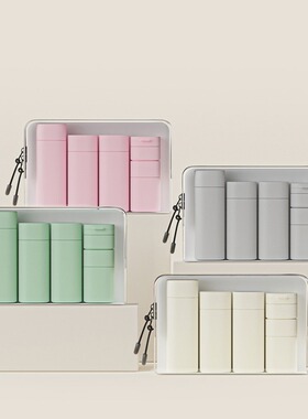 Nordic color cosmetics bottle set travel shampoo lotion show