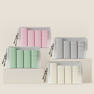 Nordic color cosmetics bottle set travel shampoo lotion show