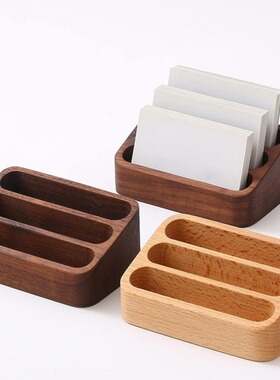 Solid wood fashionable and creative business card box wooden