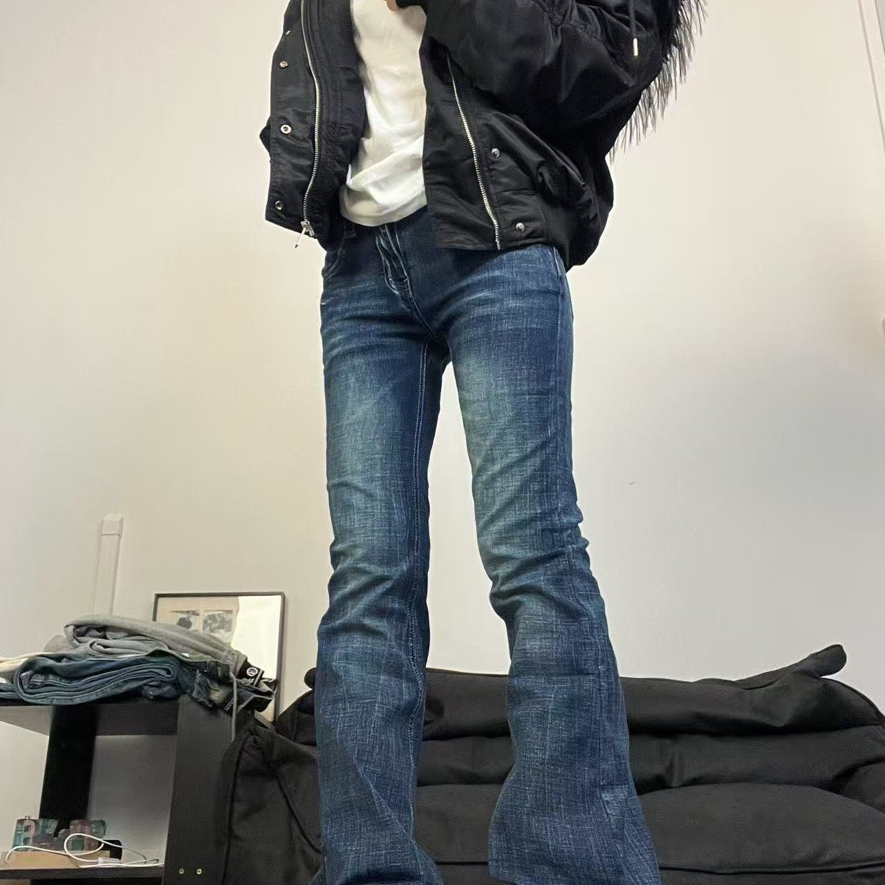 15GET美式修身辣妹牛仔裤女