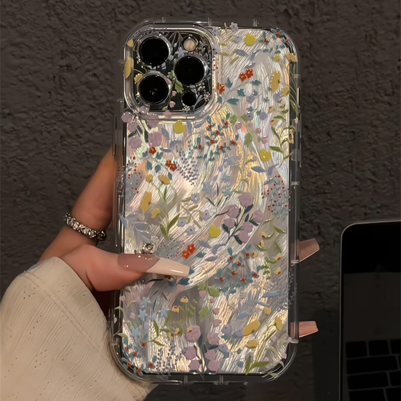 ZYL满屏春日野花适用于vivo IQOO 13Pro/12手机壳iqoo11女vivoiqooneo10/9pros/z9turbo狐尾油neo7se