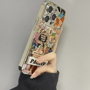 200G 复古矮人外潮牌适用于vivo 100i 软Y77 TY73s女y35m硅胶y53s玻璃y52s Y300手机壳Y200保护套Y100新y78