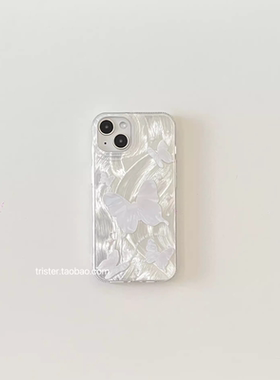 银色少女羽纱蝴蝶适用于魅族21Pro手机壳魅族18sPro新18x可爱18Pro羽纱透明17Pro全包魅族21个性保护套