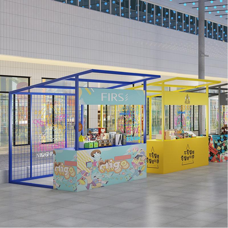 集市摆摊货架户外景区摊位展示架美食节创意文旅活动棚商业小吃车