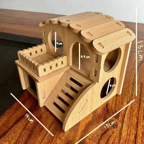 金丝熊造景木屋平台用品