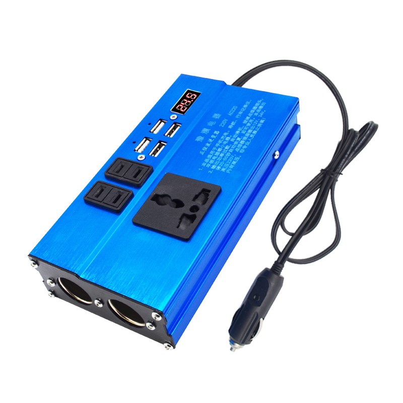 新品车载逆变变器i充电转换噐12v24v转220v纯正弦波货车通用电源