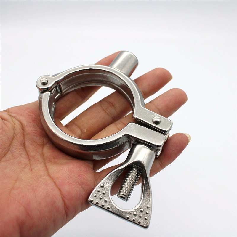 304不锈钢卡箍式焊接精铸u管支架管卡管箍水管卡子管子夹具管卡托