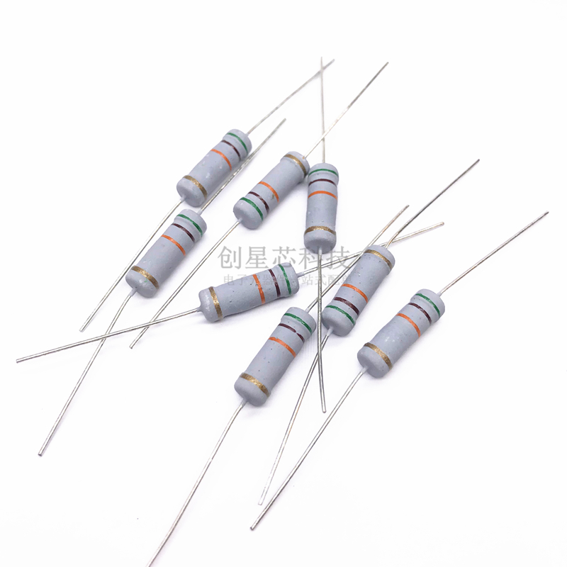 插件氧化膜/碳膜电阻 2W 5% 33R 36R 39R 43R 47R 51R 56R 四色环