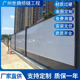 工程彩钢围挡市政临时建筑小草铁皮工地围挡pvc夹心泡沫施工挡板