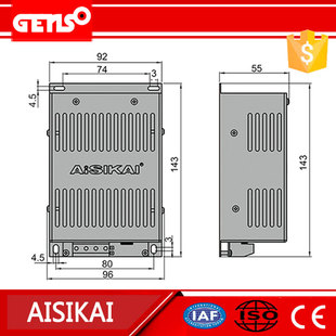 柴油发电机AISIKAI爱斯凯原装 蓄电池BAC06A电瓶智能充电器12V
