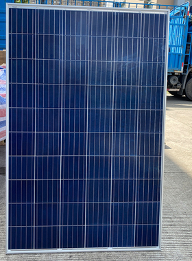 300w330w350w380w太阳能板发电板渔船家用24V电站系统光伏电池板