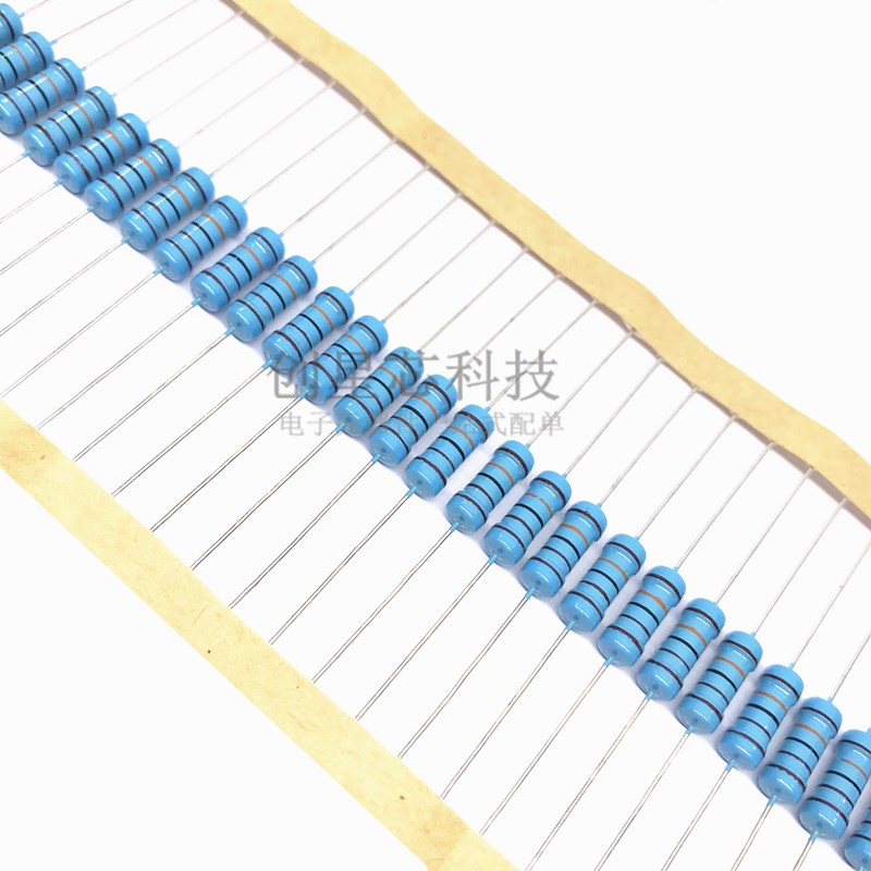 插件金属膜电阻1W 1% 1R 1.2R 1.5R 1.8R 2R 2.2R 2.4R全新多规格