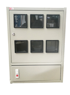 致业六位单相电表箱+18位C45白色空气开关平顶6位电表箱出租房