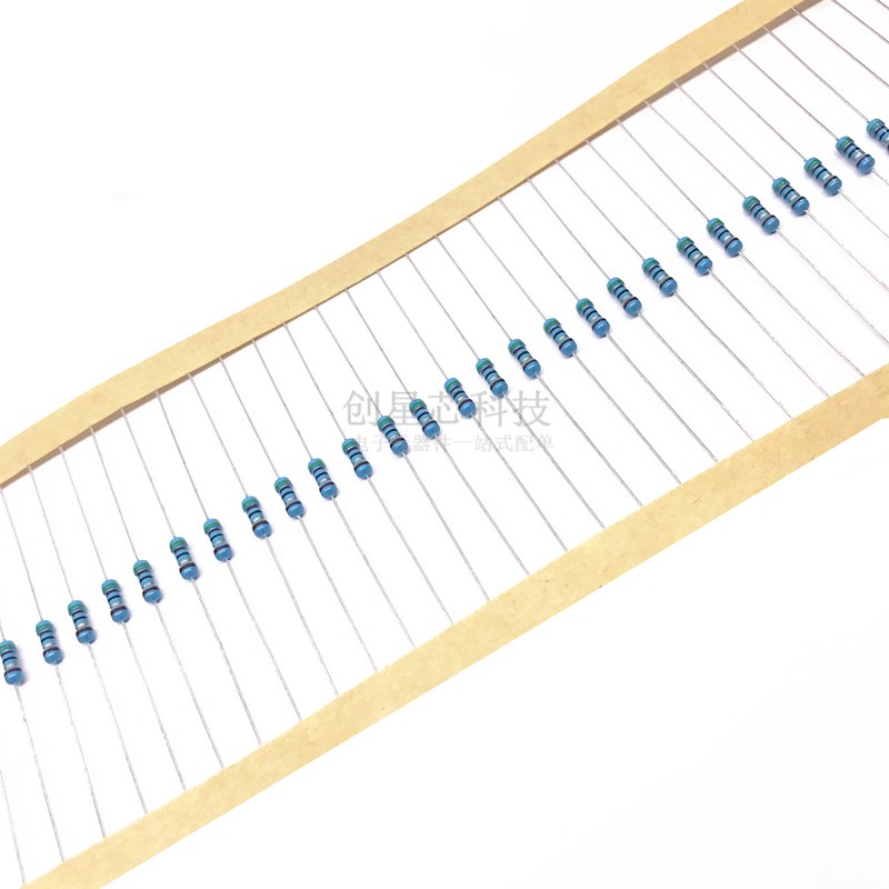 插件金属膜电阻 1/4W 1% 43R 47R 51R 56R 62R 68R 75R全新多规格