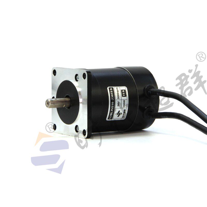 57BL75S10-230时代超群直流无刷电机100W24V电机驱动套装直流调速