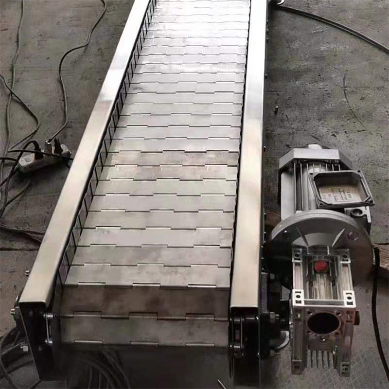 不锈钢链板输送机重型板链机流水线组装链板输送机网链传送机