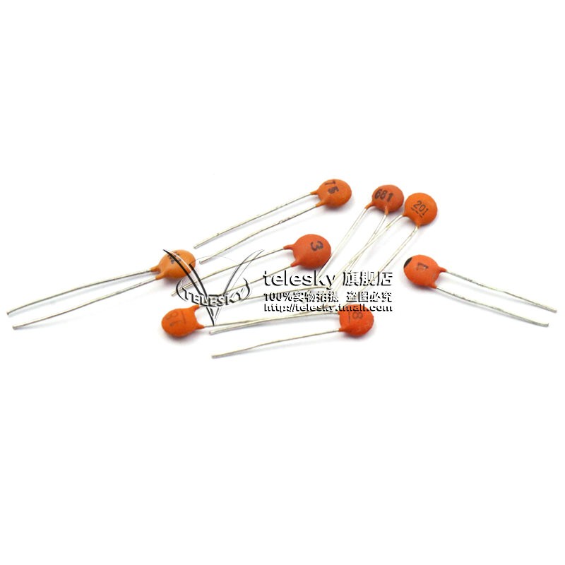 瓷片电容器50V 30pF 1pF 200 201 100pF 101 683 220nF 224 82 75