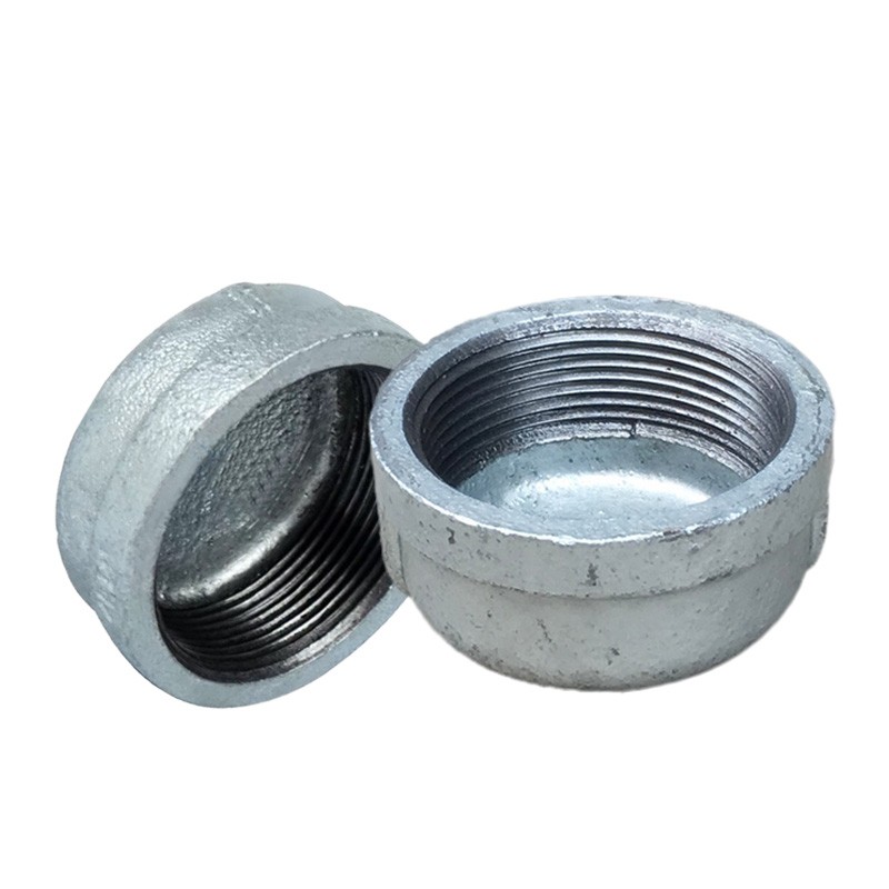 镀锌管帽 4分6分1寸堵头内丝管堵闷头闷盖接头水管堵管帽