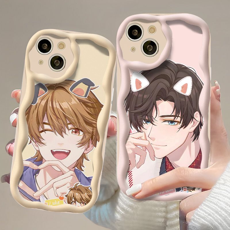 未定事件簿陆景和奶油手机壳适配OPPOreno7苹果14vivoy30红米k50