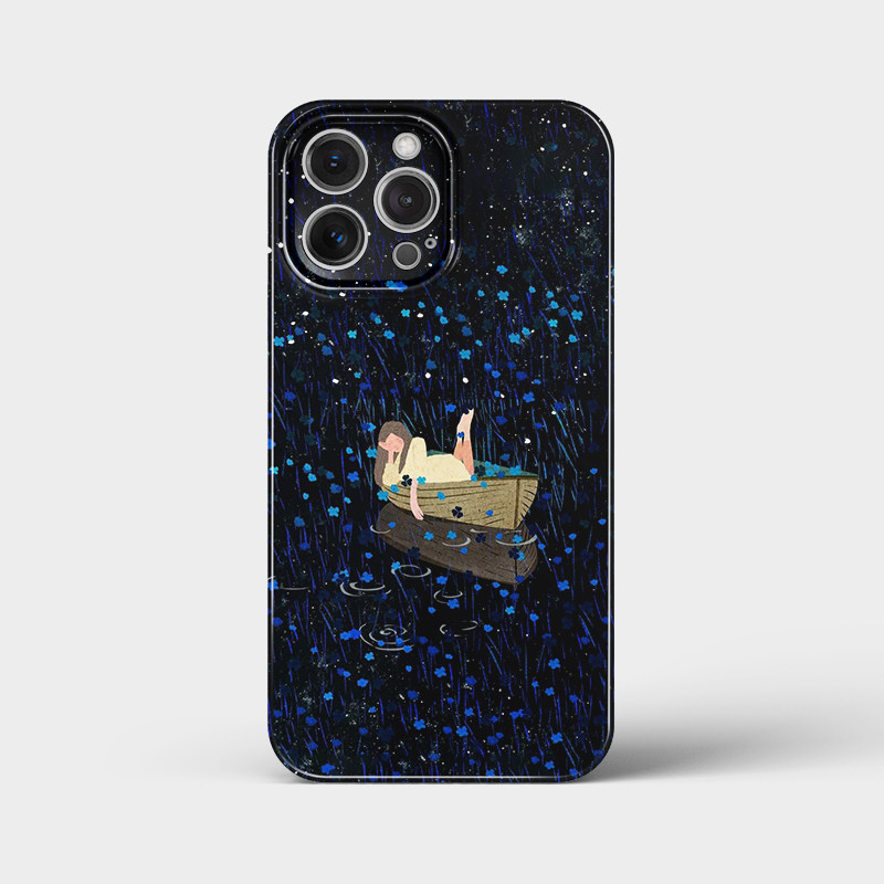 失眠的夜晚 iPhone15promax手机壳适用苹果14艺术13高级设计感12独特不撞款11pro小米红米k70一加oppo华为p50