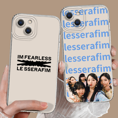 lesserafim手机壳适用iPhone15promax简约p华为mate60许允真12苹果13荣耀vivo宫胁咲良oppo小米14金采源40/11