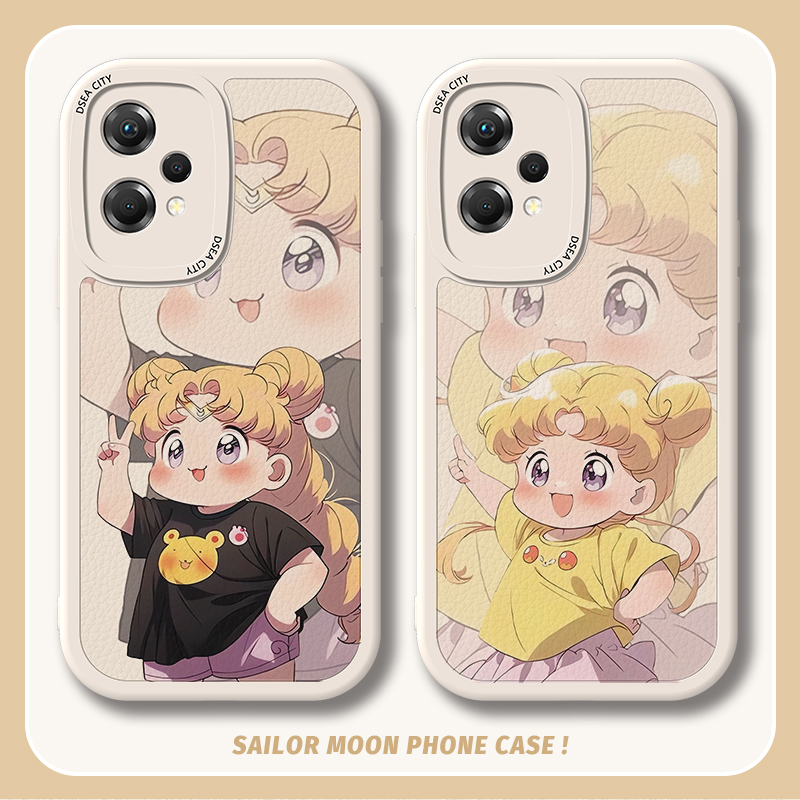 美少女战士适用oppok11手机壳findx6pro卡通k10新款x5可爱k11x高级k9s水冰月x3全包防摔r17小羊皮k5动漫r15k7